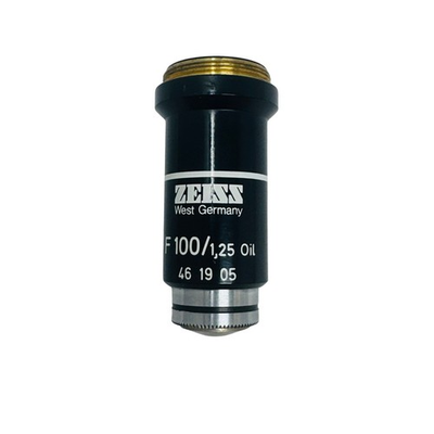 #ad #ad Carl Zeiss F100 1.25 Oil 160 Microscope Objective 100x Lens 46 19 05 461905 $38.96
