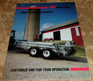 1991 new idea 3600 series spreaders brochure in nice shape used