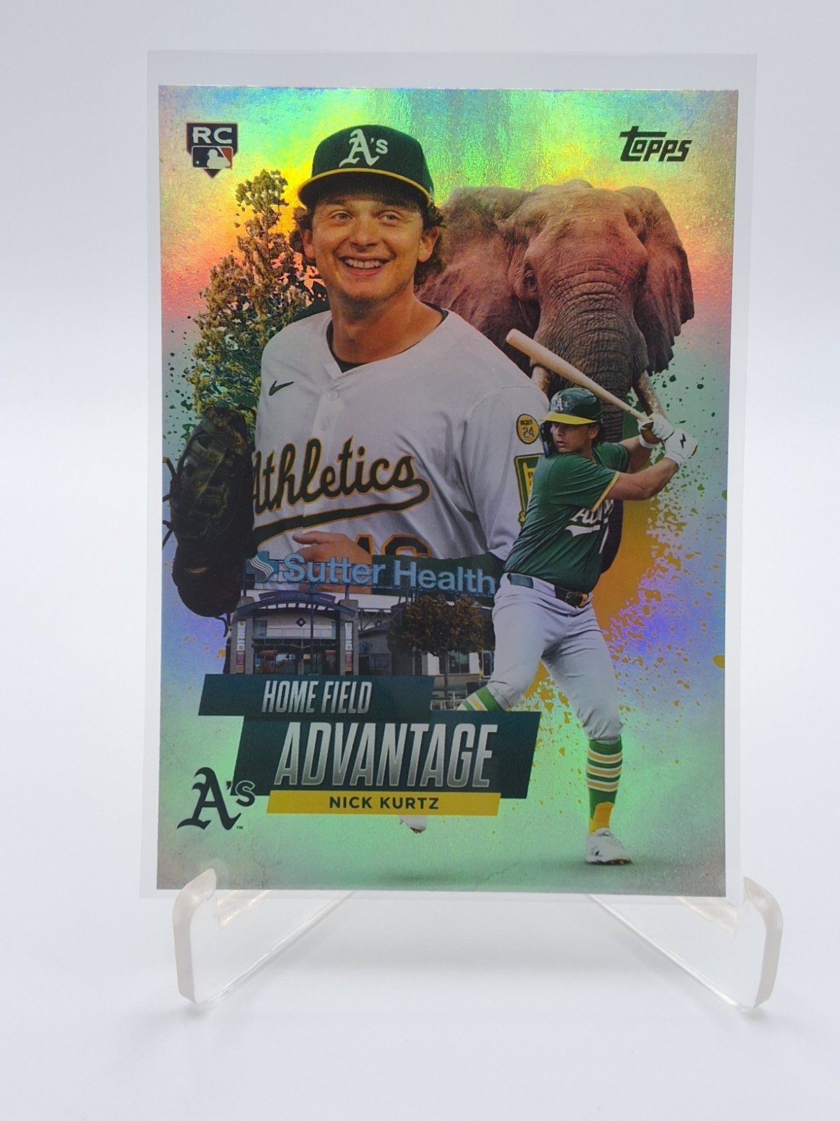 Nick Kurtz 2025 Topps Chrome Update #HA-49 Home Field Advantage 