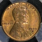 1929 S LINCOLN WHEAT CENT PCGS MS64 RED BROWN AN EVEN MIX OF DUSKY RED AND LIGHT