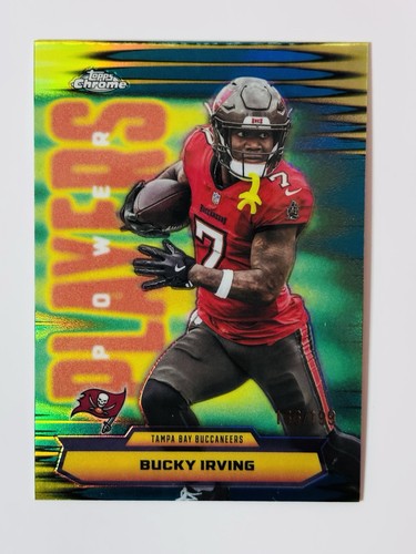 2025 Topps Chrome - Power Players Bucky Irving #PP-18 Refractor /199