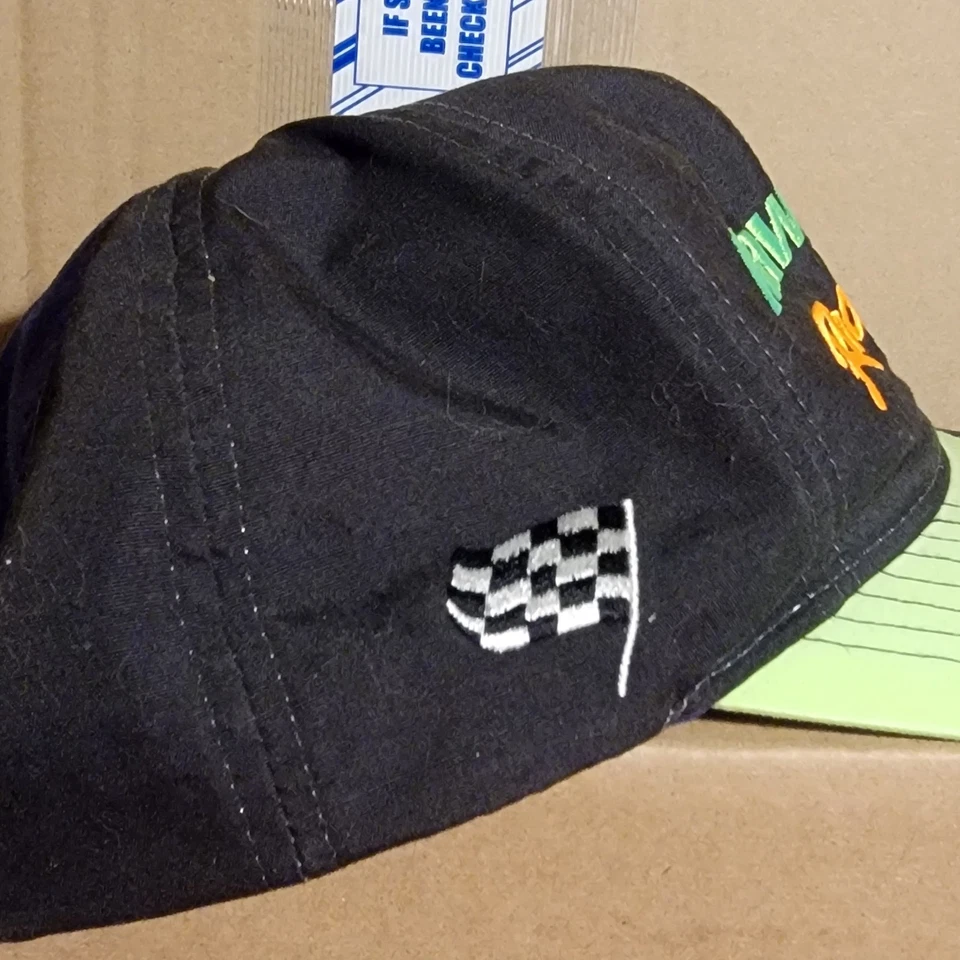 Gorra de colección Kawasaki Racing Snapback bandera de EE. UU. motocross excelente Foto 3 de 3