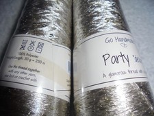 100g (2x50g)  Paillettengarn Party Deluxe  Hobbii  Fb.18175 beige