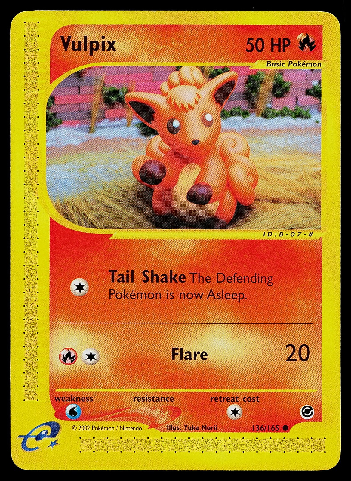 Pokemon Card - Vulpix Expedition 136/165 Common