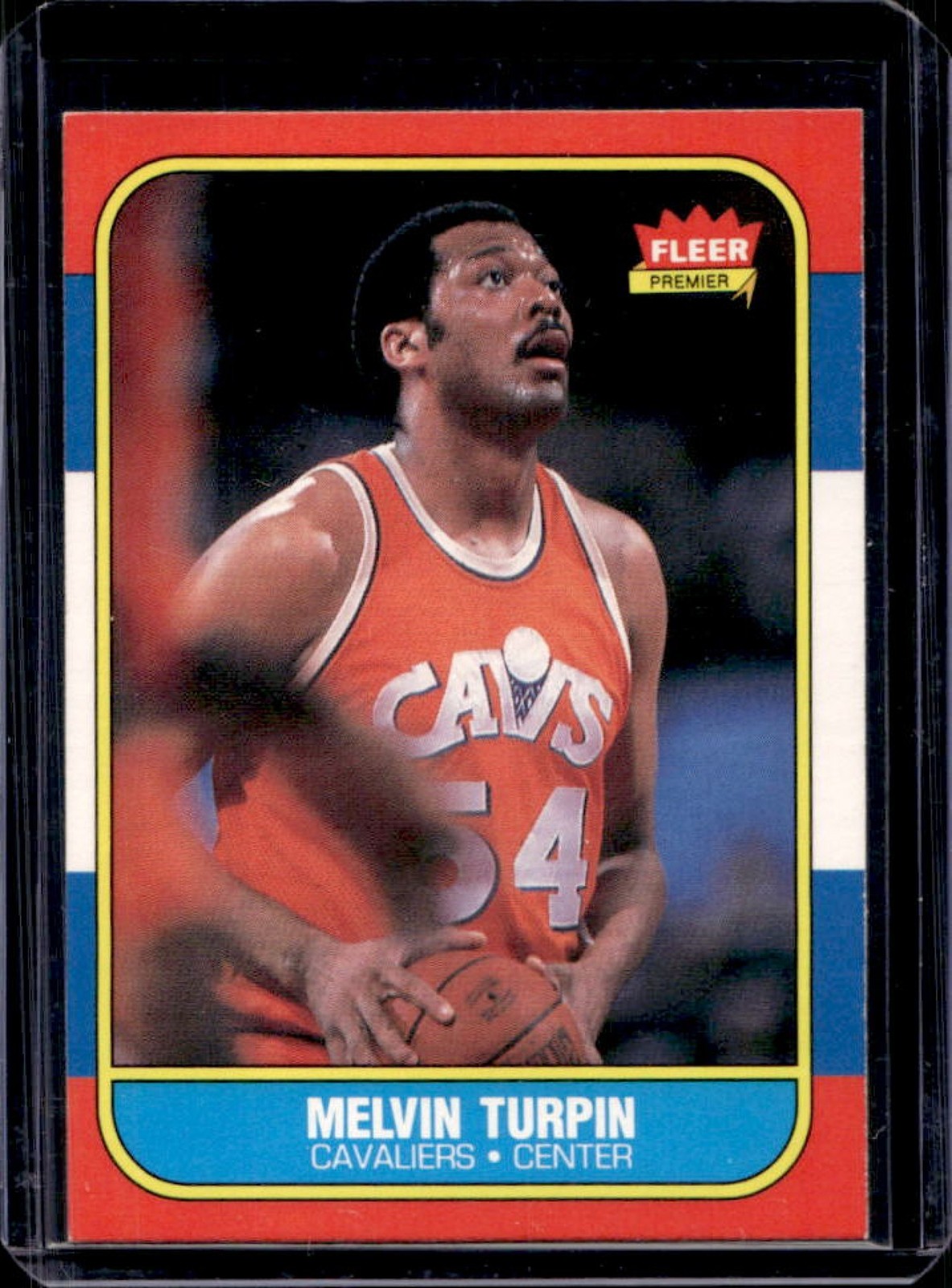 1986-87 Fleer Mel Turpin Rookie RC #116 Cavaliers