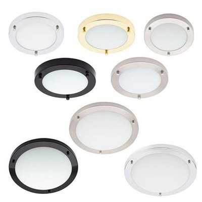 Litecraft Mari Deckenleuchte Bad integriert LED IP44 Unterputz - 4 Farben     