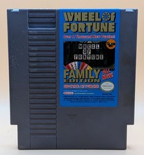 Wheel of Fortune Family Edition (Nintendo NES) Authentic Cleaned Tested Working