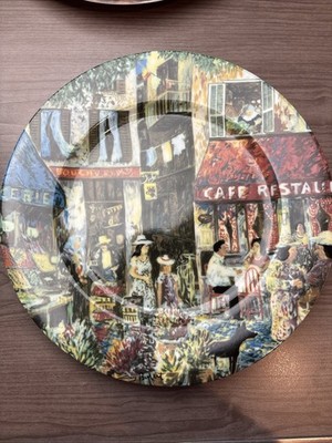 Guy Buffet Japan MARCHE AUX FLEURES Dinner Plate 11''