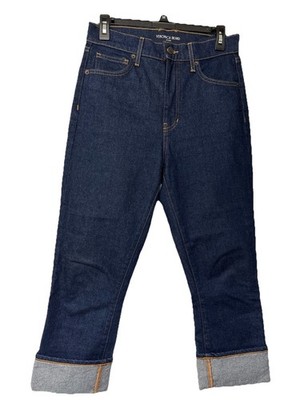 VERONICA BEARD Women s Carly Crop Kick High Rise Jeans Size 27