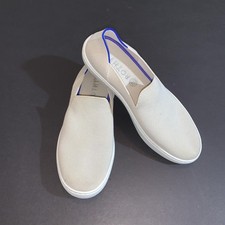 Rothys Shoes Womens 8.5 Beige Knit Flats The Original Slip On Casual Sneakers