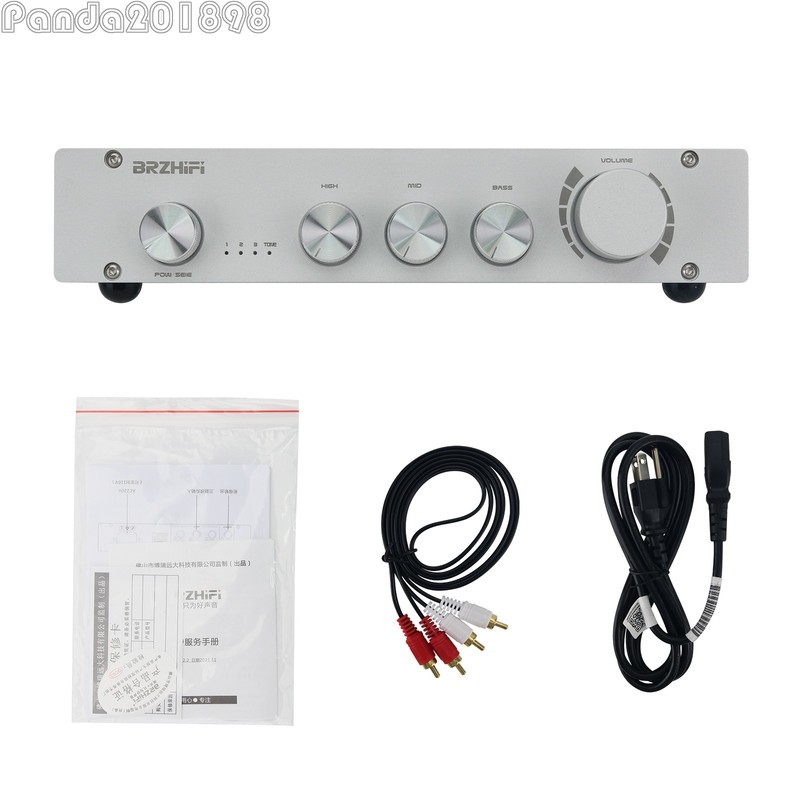 BRZHIFI L1 Pure Class A 2.0/2.1 Channel HiFi Audio Power Amplifier 3CH Wired In
