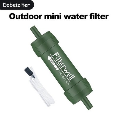 Mini Wasserfilter Strohhalm Tragbar Survival Purifier Camping Wandern Trekking Ausrüstung