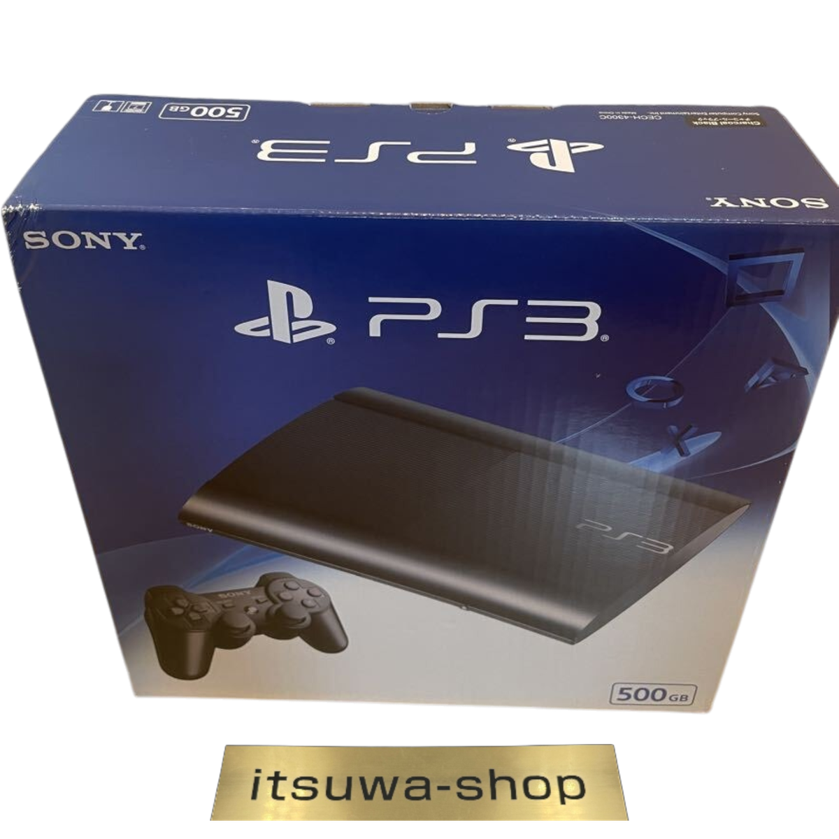 Sony PlayStation 3 500GB Charcoal Black Console System CECH-4300C 