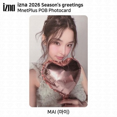 IZNA 2026 Season's Greetings POB Photocard Ktown4U MnetPlus KPOP K