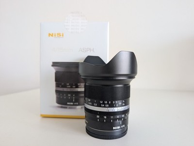 NiSi 15mm f/4.0 ASPH. Objektiv für Sony E Einmal Benutzt 