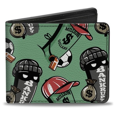 Wheel of Fortune Wallet, Bifold, Wheel of Fortune Million Dollars an (US IMPORT)