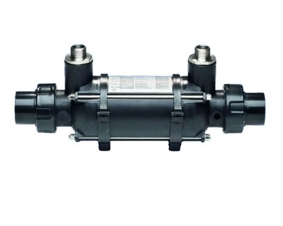 Dapra 45 - 46 kW Wärmetauscher Pool Heizung Kunststoff mit Titan Wellrohr 