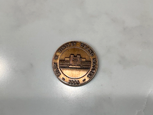 Texas Masonic Coin Medallion Grand Lodge AF&AM - Picture 2 of 5