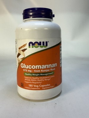 Glucomannan 575 mg 180 Capsules GMP Quality Assured  Exp:09/2029