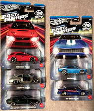 2026 Hot Wheels Silver Series Fast  Furious Dream Lineup Set of 5 - NEW