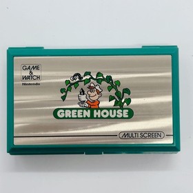 Nintendo Game & Watch GREEN HOUSE GH-54 Multi Screen Tested Working Japan