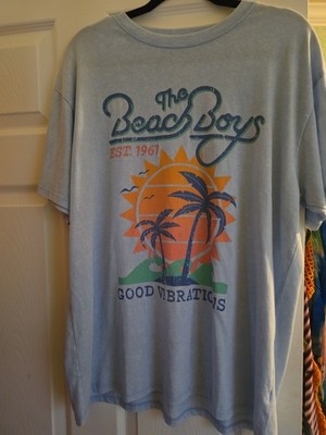 The Beach Boys Good Vibrations Graphic T-shirt Unisex XL Blue Short Sleeve Music