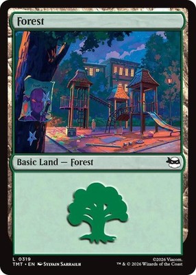 Forest (0319) Foil L Teenage Mutant Ninja Turtles 319 NM