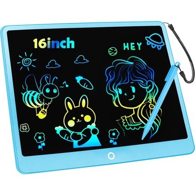 Kreatives LCD Schreibtafel Kinder 16 Zoll - Digital Zeichnen Tablet - Mädchen...