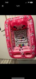 Disney Minnie Mouse Inflatable Baby Bath Tub Pink Travel Bath