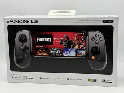 Backbone Pro BB-N1 Black Bluetooth Mobile Game Controller for Android & iPhone