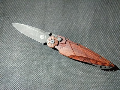 Massdrop x Dew Hara Kabuto Button Lock Folder | NO BOX | S35VN