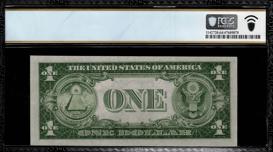 1935A $1 North Africa WWII Emergency Issue FR-2306 - Graded PCGS 64 PPQ - Image 2 of 2