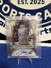 2025 Topps Tribute- Nacho Alvarez Jr Braves RC #TA-NAJ Auto 12/199