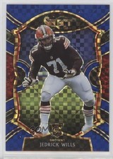 2020 Panini Select Concourse Blue Prizm 25/175 Jedrick Wills #90 0z8z