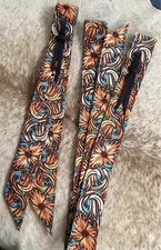 Colorful Design Nylon Western Saddle Cinch Tie Strap & Off Billet SET Tack