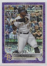 2022 Topps Chrome Purple Speckle Refractor 208/299 Rodolfo Castro #7 0ly5