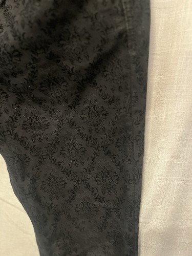 Pantalones de mezclilla para junior talla 11 negros de alta costura diseñados por Tinsel Town - Imagen 2 de 3