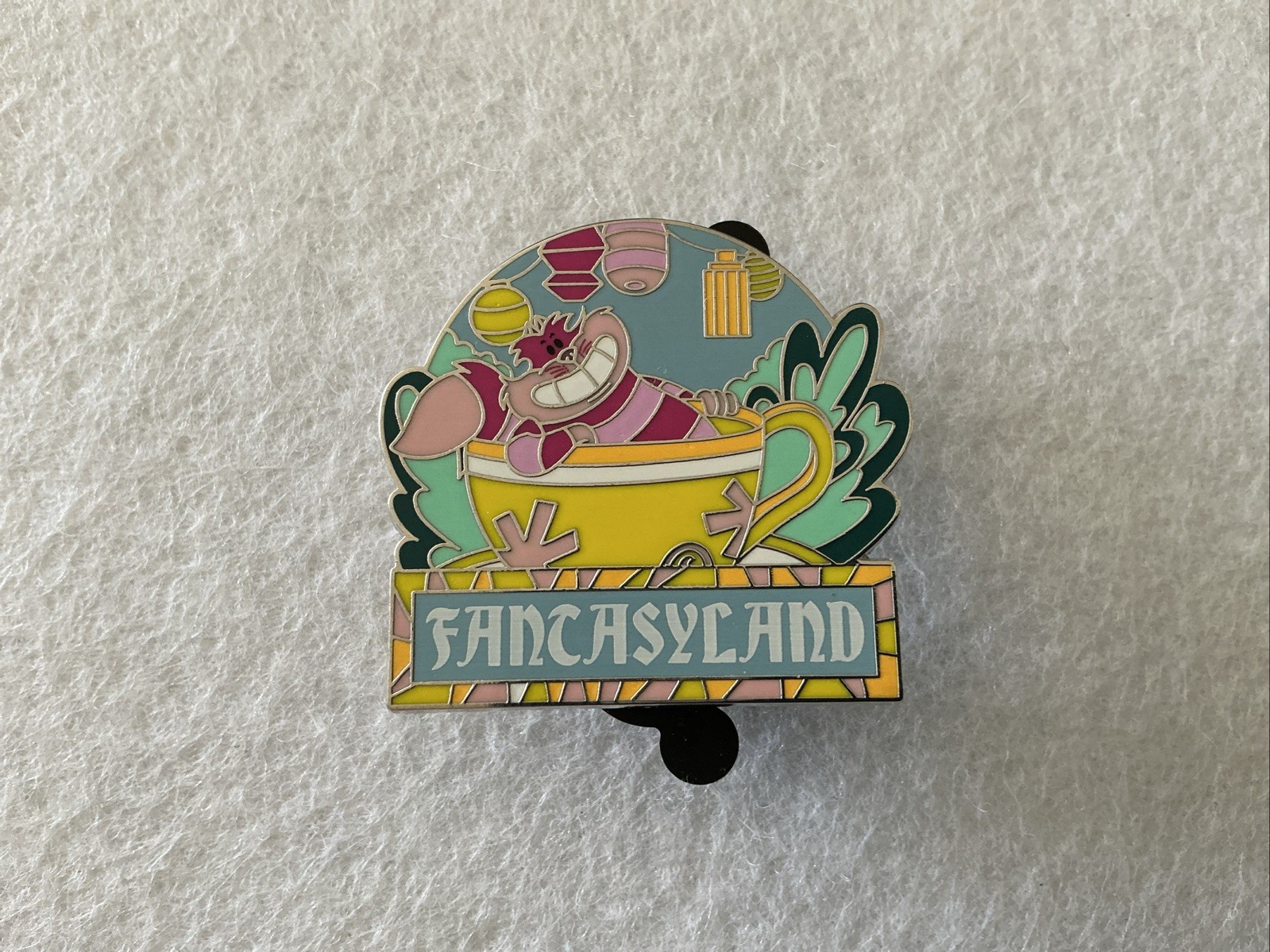 DLR - Cheshire Mad Tea Party - Fantasyland - Lands - Booster 2024 Disney Pin