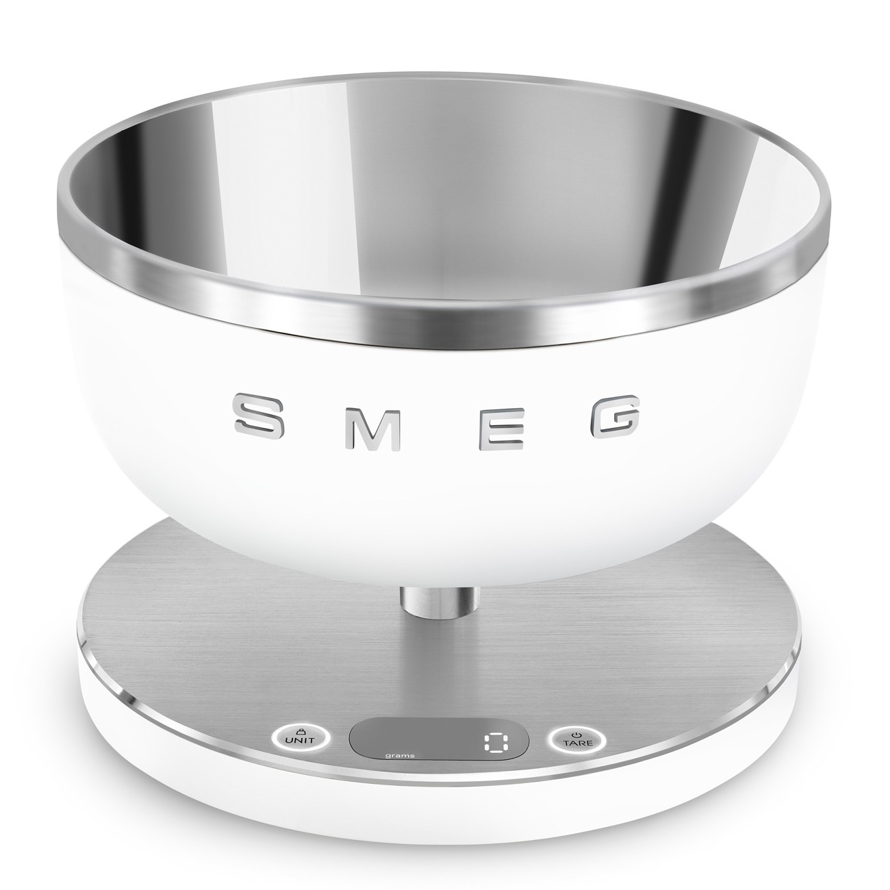Smeg Kitchen Scales In Matte White Medium - Image 2