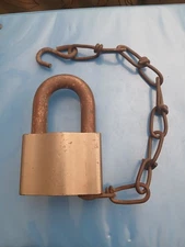 Vintage Sargent & Greenleaf High Security Environmental Padlock - No Key