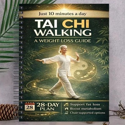 New TAI CHI Walking for Weight Loss A Senior-Friendly 28-Day Program Notebook