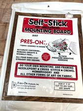 Needlework Mounting Board Acid-Free Adhesive Needlepoint Cross-Stitch Embroidery