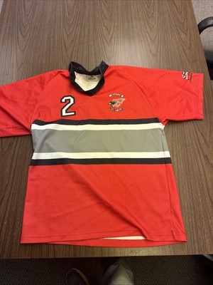 90's Front Row Outfitters Mentor Ohio Rugby Club Jersey Shirt Large Vintage