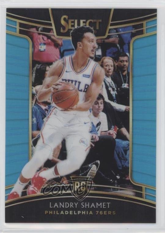 2018 Panini Select Concourse Light Blue Prizm /299 Landry Shamet Rookie RC g3g