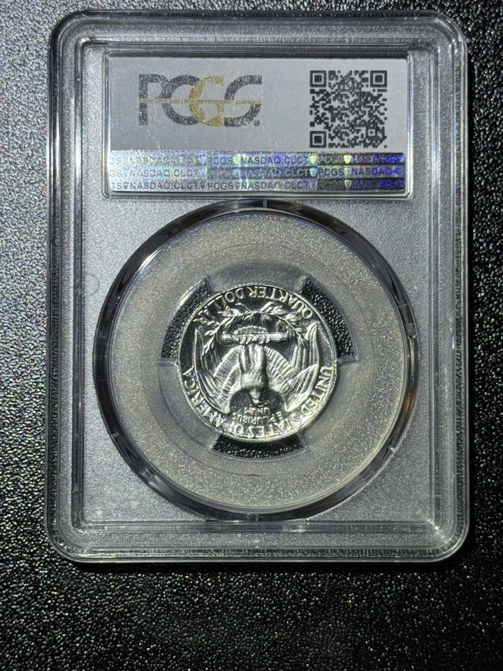 1960 Silver Proof Washington Quarter PCGS PR66 - Amazing Eye Appeal - Image 2 of 2