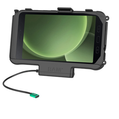 RAM Mounts - USB-C Powered Dock for Samsung Tab Active5 & 3 - RAM-HOL-SAM60CPU