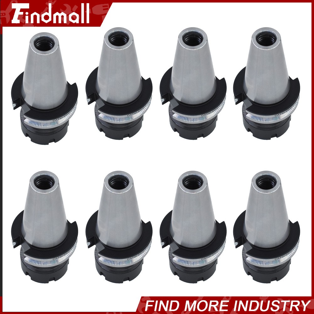 Findmall 8Pc 2.76" CAT40-ER32 COLLET CHUCK-8 CHUCKS Balanced G2.5/25000RPM Set thumbnail 9