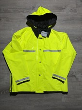 3M Scotchlite Reflective Work Jacket Yellow/Black Safety Coat Size XL NWT