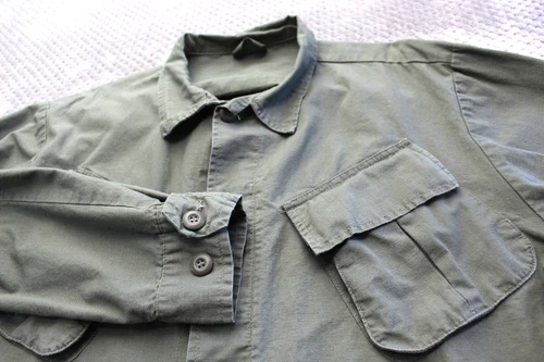 Rothco Jacket Mens Medium Green BDU Ripstop Field Button Front Reproduction image 8