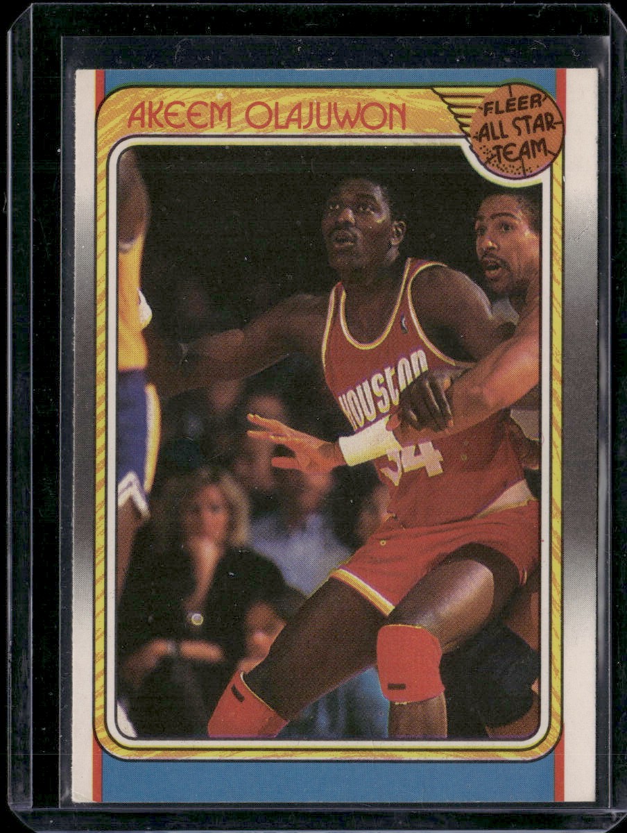 1988-89 Fleer #126 Akeem Olajuwon